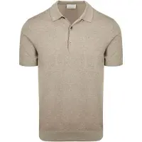 Profuomo Slim fit poloshirt van lyocellmix met zijde aandeel