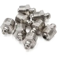 OEM Auto-Lotse Vetnippels - Set - Auto-Lotse Vetnippels - Auto-Lotse Onderhoud voor voertuigen - Vernikkeld metaal - M12 x 1 - Zilver