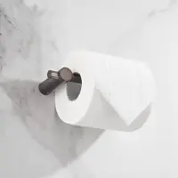 Saniclear Academy toilet rolhouder verouderd ijzer - gunmetal