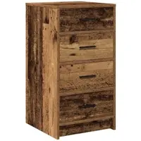 vidaXL Dressoir Oud hout 40 x 41 x 75 cm Bewerkt hout