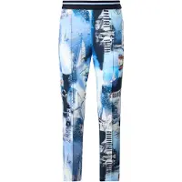 Marc Cain Broek marine / saffier / lichtblauw / wit