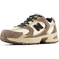 New Balance Heren Sneakers 530 beige (45), Bruin, Plat, Veters, Casual MR530