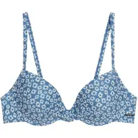 Marc O'Polo Bikinitop ' Shiny ' blauw / wit