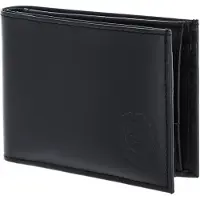 OXMOX Leren portemonnee Leather RFID Protect Pocketbörse Freedom Lion Embossed Black zwart