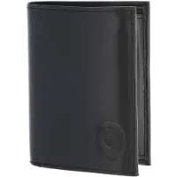 OXMOX Leer portemonnee Leather RFID Protect Kombibörse Freedom Lion Embossed Black zwart
