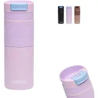 Kambukka Cabo Grip Thermosbeker 500 ml - Koffiebeker To Go - Lekvrije Koffiebeker - RVS - Fairywing Dream