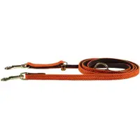 Kentucky Dogwear - Gevlochten Nylon presentatielijn hond oranje size S 2m