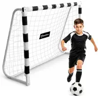 HyperMotion Voetbaldoel van staal - - PRO - 180x120x60 cm - Robuuste constructie - Corrosiebestendige coating