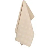 Bunzlau Castle Hearts theedoek 65x65 Sand