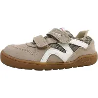 Lurchi Jamin Barefoot Kinderschuhe Jungen Halbschuhe Klett Barfußschuhe Beige Freizeit