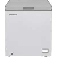Usorteret HCF-HM145CSE++ Vrieskist – 142 L – Convertible (Vriezer/Koelkast) – Snelvriesfunctie – Waterbestendig Display – Zilver – 5 Jaar Garantie
