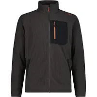 CMP herenjas van jacquard Arctic fleece, grijs, maat 56
