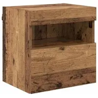 vidaXL TV Wandkast 40 x 30 x 40 cm Oud Hout Bewerkt hout