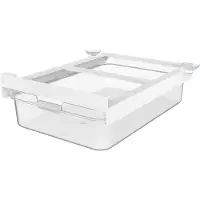 Rotho 1056101100WS, Wit, 1 lade, Kunststof, 2,6 liter, 230 mm, 82 mm