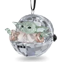 Swarovski beeldjes Star Wars The Mandalorian Grogu 5652545 | meerkleurig kristal ornament voor Star Wars collectie, decoratie en verzamelaars