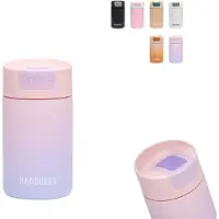 Kambukka Olympus Thermosbeker 300 ml - makkelijk reinigen - lekvrije Koffiebeker - RVS - Blush Horizon