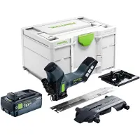 Festool ISC 240 Basic accu-isolatiezaag 18 V 240 mm + 1x accu 8.0 Ah + snellader + Systainer
