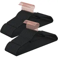 Songmics - Kledinghangers - Fluwelen Kledinghangers - Set van 50 - Antislip & 360° Draaibare Haak