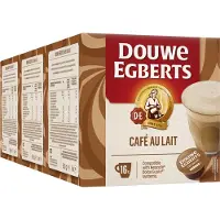 Douwe Egberts Café Au Lait Dolce Gusto Koffiecups- 3 x 16