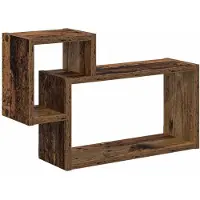 vidaXL Wandplank Muurmontage Oud hout 55 x 15 x 35 cm Bewerkt hout