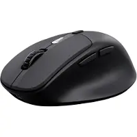 Trust Zevo Supersnel Oplaadbare Draadloze Muis - Laad in 3 minuten op - USB ontvanger & Bluetooth - Zwart