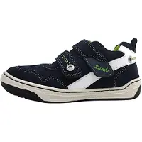 Lurchi Kinderschuhe Jungen Halbschuhe Klettschuh Blau Freizeit