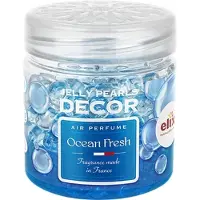 Elix - Luchtverfrisser Gel Parels - Jelly Pearls Decor - Geurparels voor Interieur Auto Luchtverfrisser - Frisse Zeegeur - Langdurige Geur Met Essentiële Oliën - 150ml - Ocean Fresh
