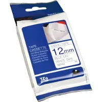 Brother TZe-FA3 Tape Blauw op wit (12 mm)