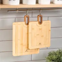 Karaca Squarecut - Snijplankenset - 2-delig - Bamboe Houten Snijplanken - 28 cm & 33 cm - Keukenplanken