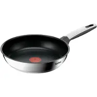 Tefal E3270444 koekenpan 24 cm - roestvrijstaal - inductie
