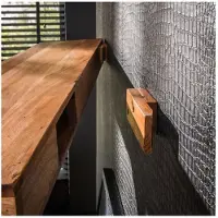 Meubelplaats Wandplank Levita 100 cm acacia - naturel