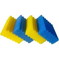 OEM Vijverfilter – Filterpoeder – Vervangend filtermateriaal – Geschikt voor CBF-350 – 2 zakken blauw grof filterpoeder + 2 zakken geel fijn filterpoeder – 23 x 20 x 8 cm