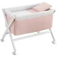 cambrass Plumeti 55x87x74 Cm Mini Crib Roze Kinderen
