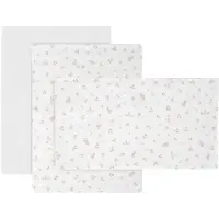 cambrass Plumeti 80x120x1 Cm Fitted Sheet For Mini Crib 3 Units Veelkleurig Kinderen