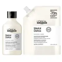 L'Oréal Metal Detox Shampoo Refill Set- 300+500ml