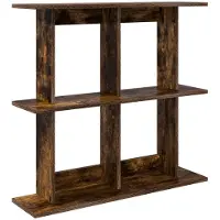 vidaXL Wandplank Muurmontage Gerookt eiken 100 x 20 x 75 cm