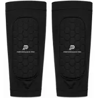 ProForm Scheenbeschermer Sleeves Voetbal Zwart – Ingebouwde Scheenbeschermers – Maat L – Antislip – Inclusief Opbergzakje – 14x7 cm – Performance Pro