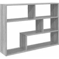 vidaXL Wandplank Muurmontage Grijs Sonoma 95 x 20 x 69,5 cm