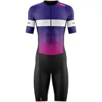 Huub Vista Club Lc Neoprene Short Sleeve Wetsuit Paars L Man