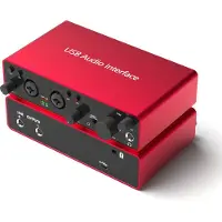NÖRDIC SGM-226 USB Audio-interface - 2e Generatie - 2i2 - 24bit - 192kHz - Rood