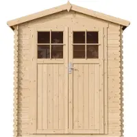 Timbela M367F - Houten tuinhuis - 1,98 m² - 136x196xH218 cm - zonder vloer