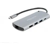 DeLOCK USB Type-C Docking Station with M.2 Slot - 4K HDMI / USB / LAN / PD 3.0