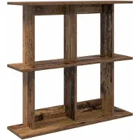 vidaXL Wandplank Muurmontage Oud hout 100 x 20 x 75 cm Bewerkt hout