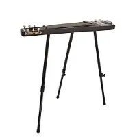 Gear4Music Lap Steel Guitar Slide and Stand by