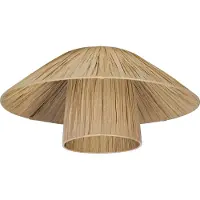 Ledvance 3 X LED Armatuur E27 | Decor Bamboo Paper Hut Ceiling 400 E27 Brown