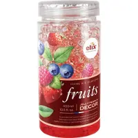 Elix - Jelly Pearls Geurparels - Luchtverfrisser - Gel Air Freshener - voor Interieur & Auto - Geurkorrels met Essentiële Oliën - Langdurige - 400ml - Fruits