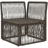 vidaXL Hoeksofa eenheid Grijs poly rattan