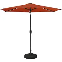 vidaXL Tuinhaard met LED-verlichting en basis 270 x 270 cm Polyester