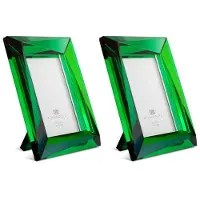 Eichholtz Fotolijst Obliquity L Green Crystal Glass 18 x 13 cm (Set van 2)