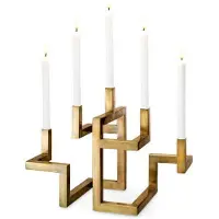 Eichholtz Kaarshouder Skyline Vintage Brass Finish